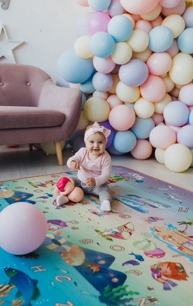 Детский двусторонний коврик Limpopo Зоополис и Подводный мир, 150х180 см (LP015-150) - Pampik - 11