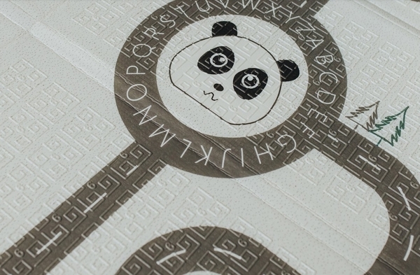 Дитячий двосторонній складаний килимок Poppet Прогулянка і Дорожні подорожі, 150х180 см (PP006-150) - Pampik - 4