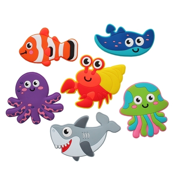 Набір іграшок для купання KinderenOK FIXI Світ Океану, 6 предметів (200319) - Pampik