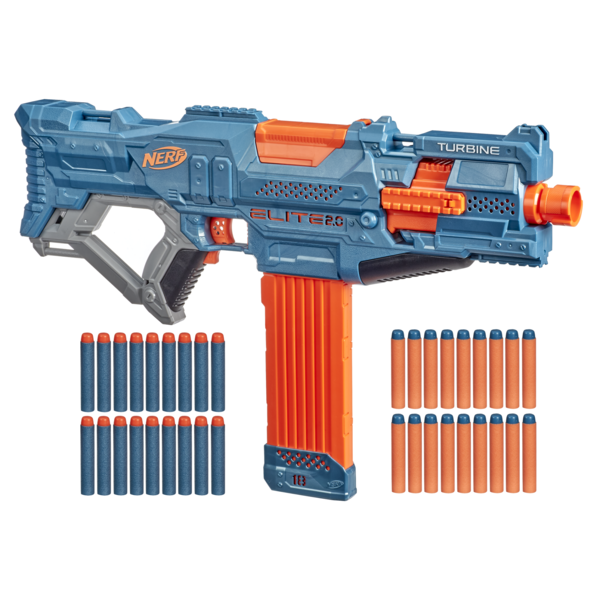Игрушечное оружие бластер Hasbro Nerf Turbine CS-18 Elite 2.0 (E9481) - Pampik
