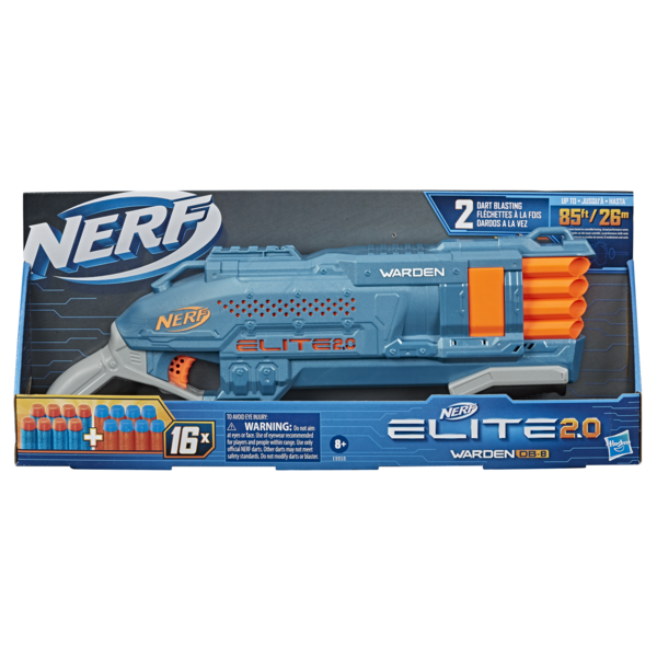 Игрушечное оружие бластер Hasbro Nerf Warden DB-8 (E9959) - Pampik - 3