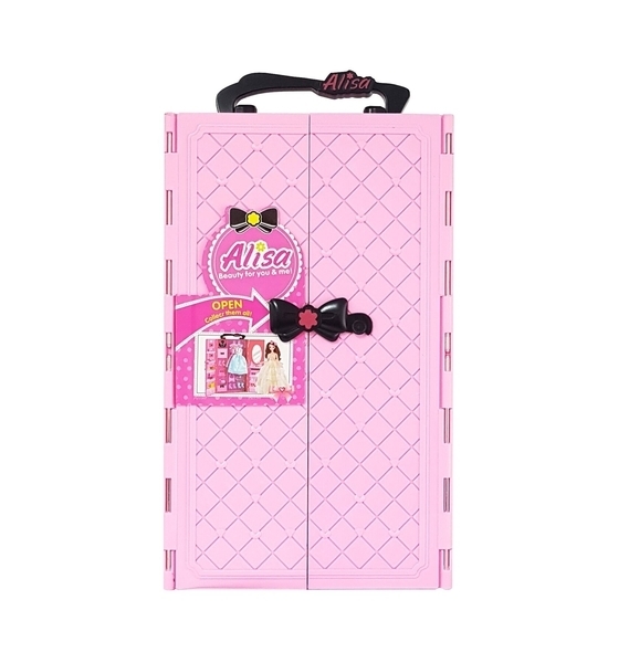 Ігровий набір Меблі для ляльок Qunxing toys Гардероб з одягом (YS1905-11) - Pampik - 3