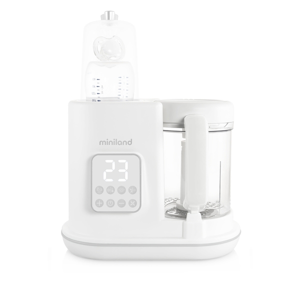 Багатофункціональна пароварка-блендер Miniland Chefy 6, білий (89234) - Pampik - 4