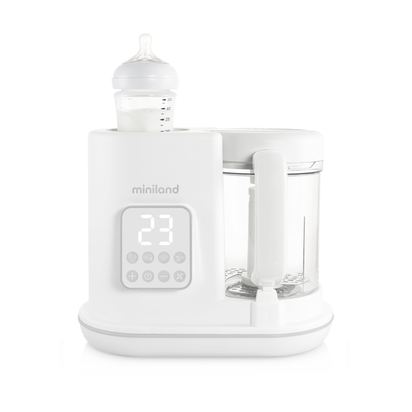 Багатофункціональна пароварка-блендер Miniland Chefy 6, білий (89234) - Pampik