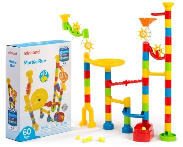 Конструктор-лабіринт Miniland Marble Run, 60 деталей (94116) - Pampik