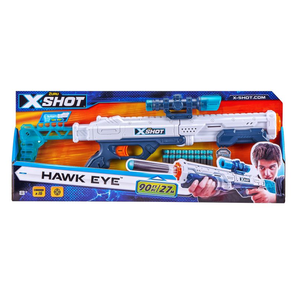 Скорострельный бластер Zuru X-Shot Excel Hawk Eye (36435Z) - Pampik - 2