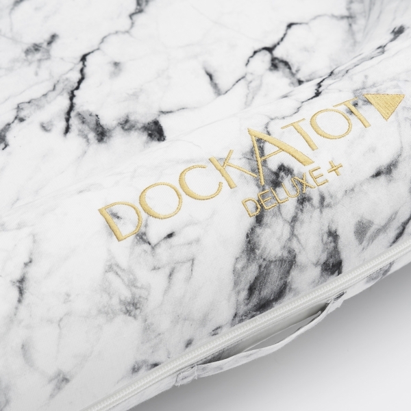 Матрац-кокон DockATot+ Deluxe Carrara Marble, 0-8 міс., світло-сірий - Pampik - 3
