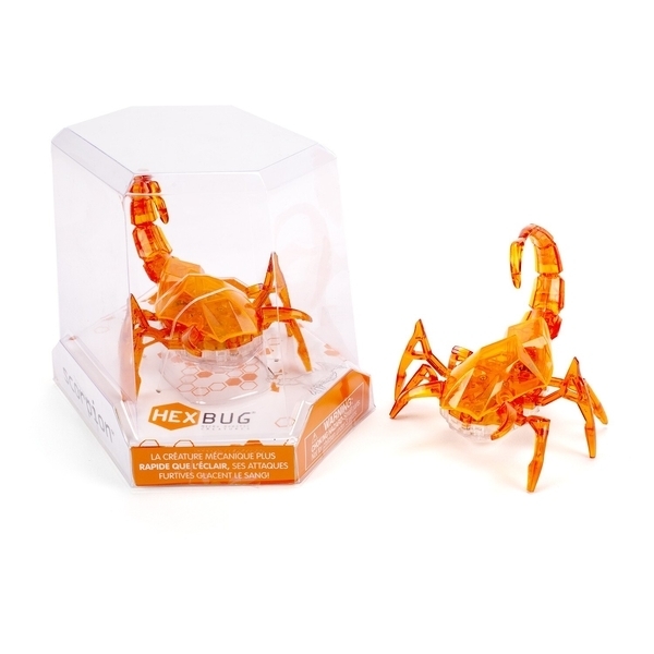 Наноробот Hexbug Scorpion, оранжевый (409-6592_orange) - Pampik
