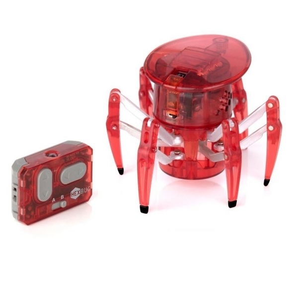 Наноробот Hexbug Spider, на ИК-управлении, красный (451-1652_red) - Pampik