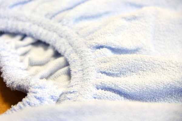 Простыня на резинке LightHouse, махра, 160х200 см, голубой (46715) - Pampik - 3