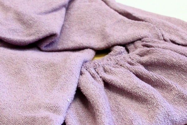 Простыня на резинке LightHouse, махра, 160х200 см, лиловый (46739) - Pampik - 3