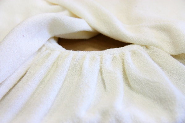 Простыня на резинке LightHouse, махра, 160х200 см, кремовый (46661) - Pampik - 3