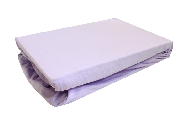 Простирадло на резинці LightHouse, трикотаж, 160х200 см, бузковий (46548) - Pampik - 3