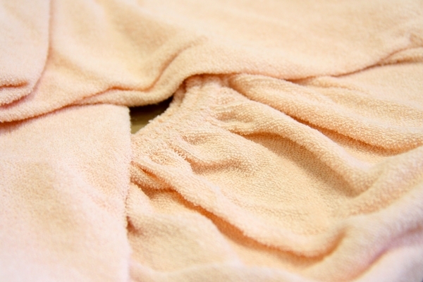 Простыня на резинке LightHouse, махра, 160х200 см, персиковый (46685) - Pampik - 4