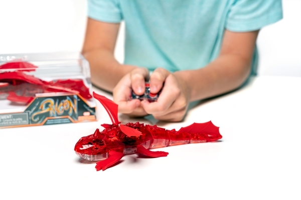 Наноробот Hexbug Dragon Single на ИК-управлении, красный (409-6847_red) - Pampik - 9