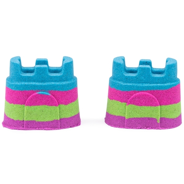 Пісок для дитячої творчості Kinetic Sand Міні-фортеця, блакитний (71477) - Pampik - 2