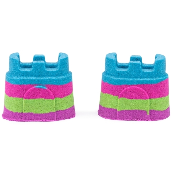 Пісок для дитячої творчості Kinetic Sand Міні-фортеця, рожевий (71477) - Pampik - 2