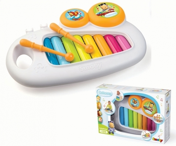 Музична іграшка Smoby Cotoons Ксилофон (110500) - Pampik - 2