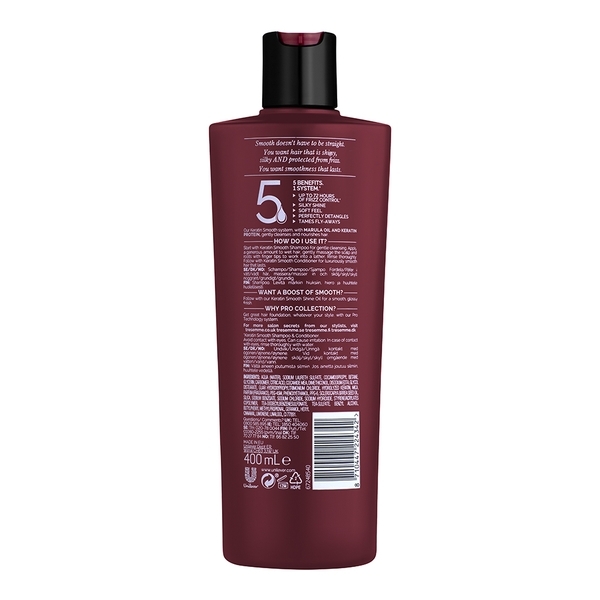 Шампунь для волос разглаживающий TRESemme Keratin Smooth, 400 мл - Pampik - 2