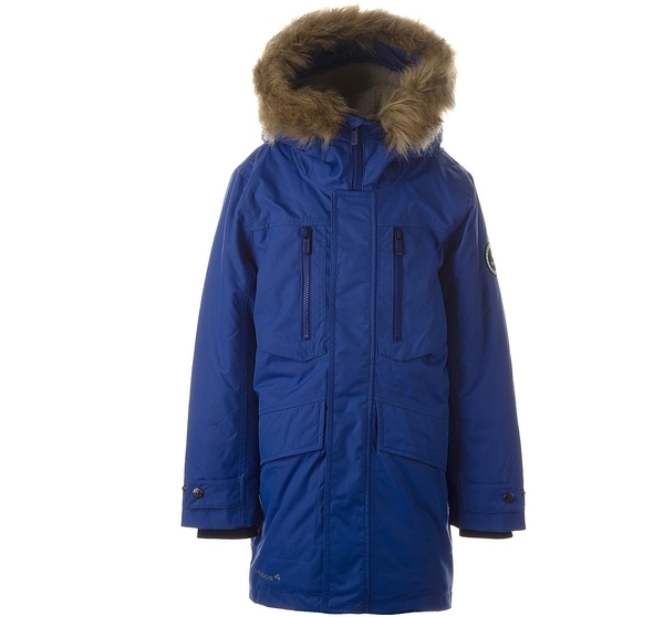 Парка Huppa David, р.128, синій (12270020-70035-128) - Pampik