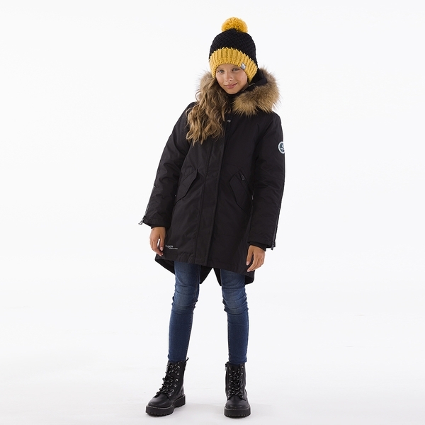 Термопальто Huppa Vivian 1, р.152, черный (12490120-00009-152) - Pampik - 10