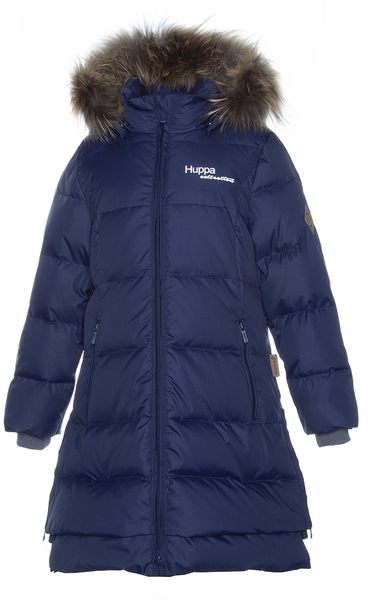Пальто-пуховик Huppa Parish, р.134, темно-синий - Pampik - 2