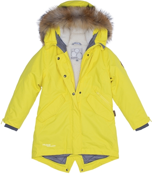 Термопальто Huppa Vivian 1, р.158, желтый (12490120-70002-158) - Pampik - 2