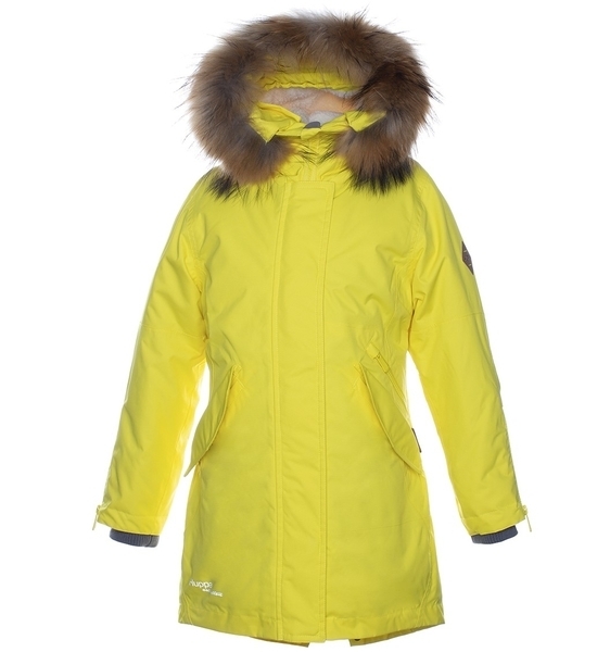 Термопальто Huppa Vivian 1, р.140, желтый (12490120-70002-140) - Pampik