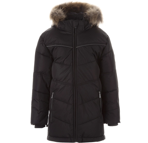 Куртка-пуховик Huppa Moody 1, р.146, темно-серый - Pampik