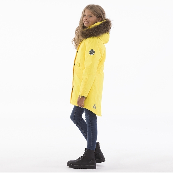 Термопальто Huppa Vivian 1, р.134, желтый (12490120-70002-134) - Pampik - 9