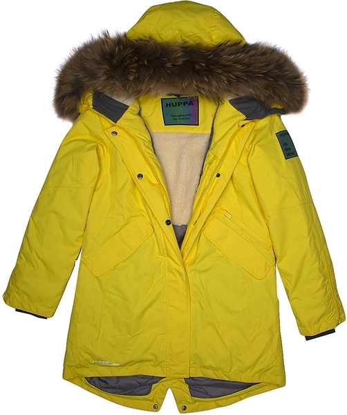 Парка Huppa Vivian 1, р.S, желтый (12498120-70002-00S) - Pampik - 7