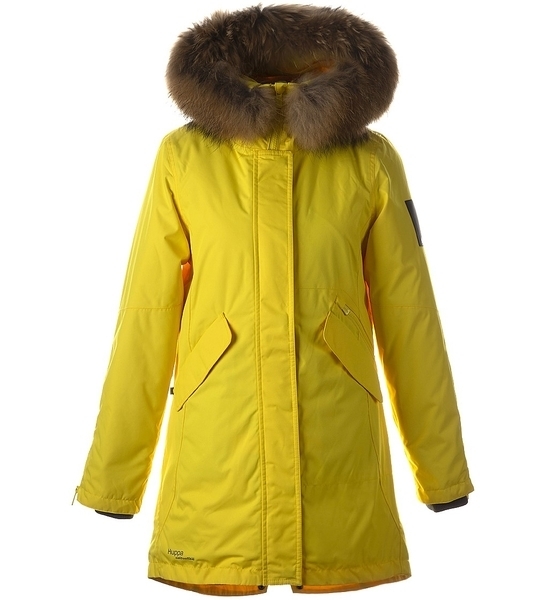 Парка Huppa Vivian 1, р.XS, жовтий (12498120-70002-0XS) - Pampik