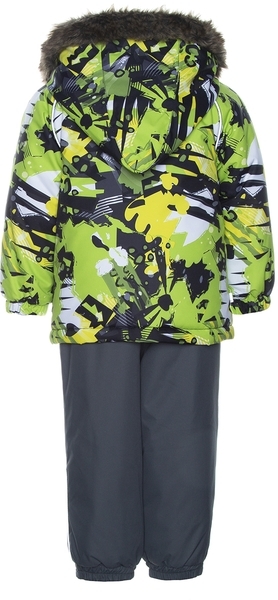 Термокомплект Huppa Avery, р.104, салатовый с темно-синим (41780030-02547-104) - Pampik - 2