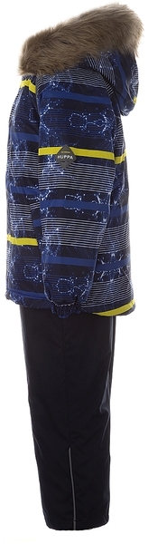 Термокомплект Huppa Winter, р.104, темно-синій з жовтим (41480030-02386-104) - Pampik - 3