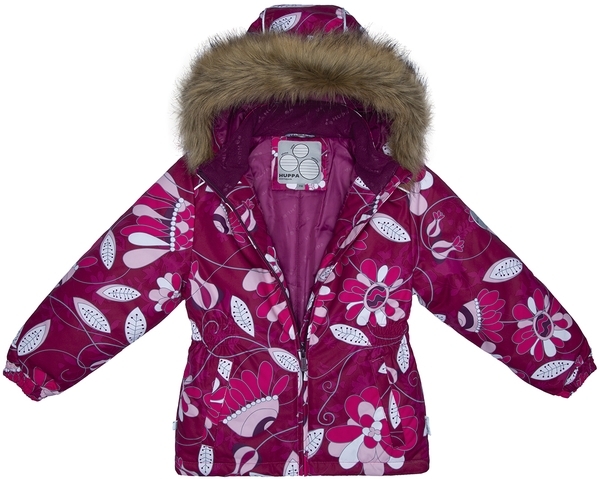 Термокуртка Huppa Marii, р.134, бордовий (17830030-04034-134) - Pampik - 2