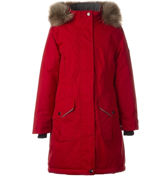 Термокуртка Huppa Mona 1, р.140, красный (12200230-70004-140) - Pampik