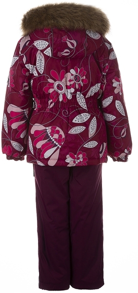 Термокомплект Huppa Wonder, р.122, бордовий (41950030-04034-122) - Pampik - 4