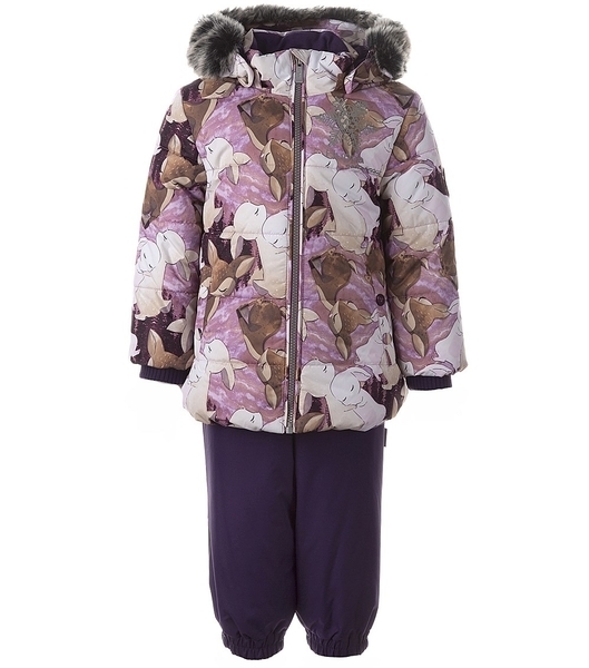Термокомплект Huppa Belinda 1, р.98, фіолетовий з бордовим (45090130-03434-098) - Pampik