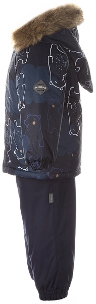 Термокомплект Huppa Avery, р.80, темно-синий (41780030-03386-080) - Pampik - 2