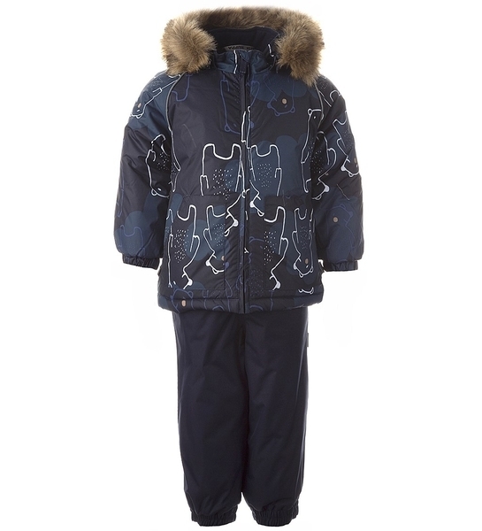 Термокомплект Huppa Avery, р.80, темно-синий (41780030-03386-080) - Pampik