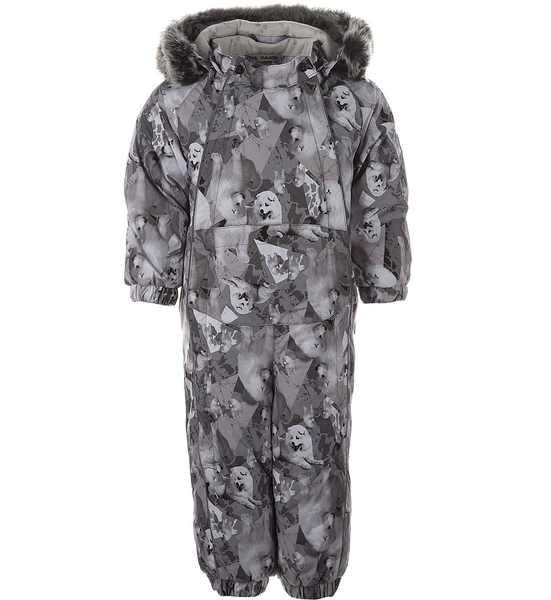 Термокомбінезон Huppa Reggie 1, р.80, світло-сірий (36020130-02628-080) - Pampik