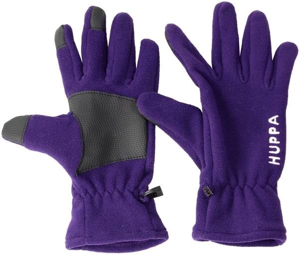 Перчатки Huppa Aamu, флис, р.7, фиолетовый (8259BASE-70073-007) - Pampik - 2