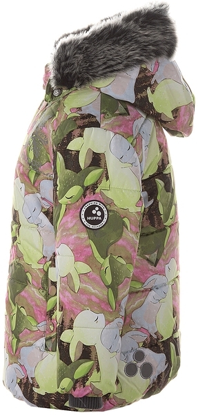 Термокуртка Huppa Melinda 1, р.98, зелений з рожевим (18220030-03447-098) - Pampik - 3