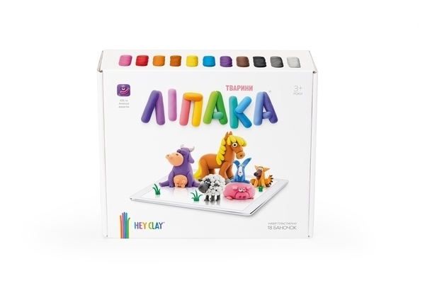 Подарок. Интерактивный набор с пластилином Липака Животные (523588) - Pampik - 2