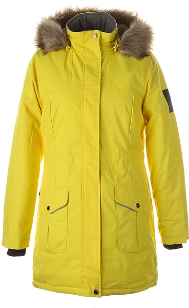 Термокуртка Huppa Mona 2, р.L, жовтий (12208230-70002-00L) - Pampik
