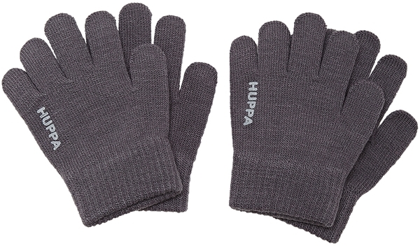 Рукавички Huppa Levi 2, р.5, акрил, темно-сірий, 2 шт. (82050002-00118-005) - Pampik