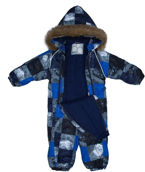 Термокомбінезон Huppa Keira, р.80, синій (31920030-02035-080) - Pampik - 2