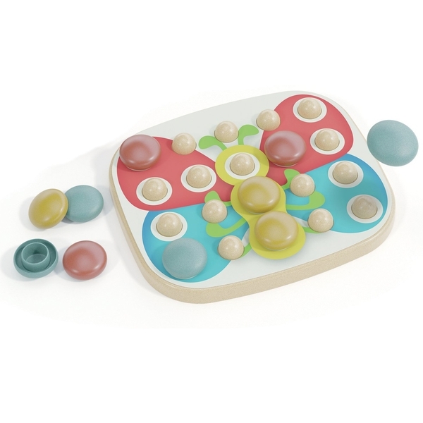 Мозаїка Quercetti Play Bio Fantacolor Baby, 21 фішка (84405-Q) - Pampik - 2