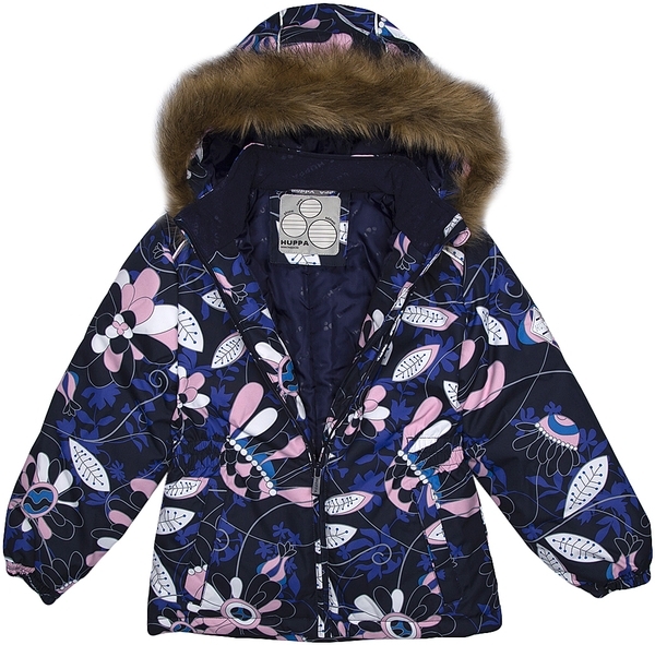 Термокуртка Huppa Marii, р.122, темно-синій (17830030-04086-122) - Pampik - 2