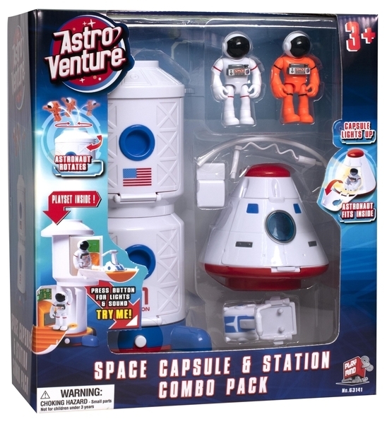Ігровий набір Astro Venture Space Station і Capsule (63141) - Pampik